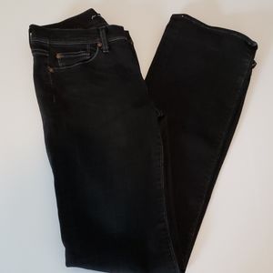 7 For All Mankind Black Straight Leg Jeans Size 29